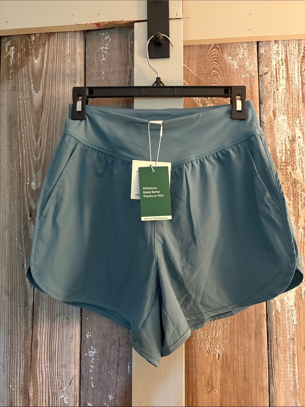 HALARA Teal Athletic Shorts for Women